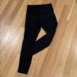 Juicy Couture Black Textured Sport Leggings